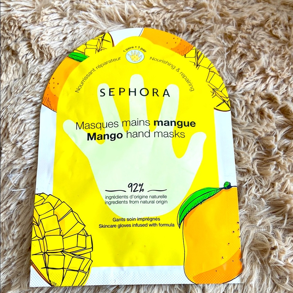🆕Sephora Mango Hand Masks